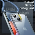 thumbnail image 5 of JETech Crossbody Case for iPhone 14 6.1-Inch with Adjustable Lanyard Strap, Clear Transparent Anti-Yellowing Shockproof Protective Phone Cover with Neck Cord (Blue), 5 of 6