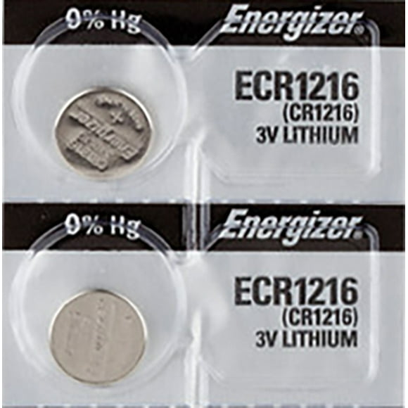 2 x Energizer CR1216 Batteries, Lithium Battery 1216