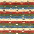 thumbnail image 1 of Ahgly Company Indoor Square Contemporary Brown Red Southwestern Area Rugs, 7' Square, 1 of 6