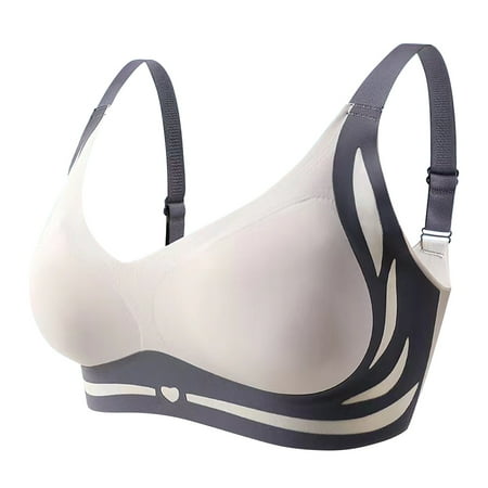 Yubnlvae Bras for Women Clearance ( Blue M-Xxl ) Super Gather Bra Soft Comfortable Gather Bra Wireless up Bra Lift Bra Women Lingerie Everyday Sports Bras