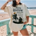 thumbnail image 3 of Sleepy Hollow Halloween Shirt, Vintage Halloween Tee, Skeleton Pumpkin Tshirt, 3 of 4