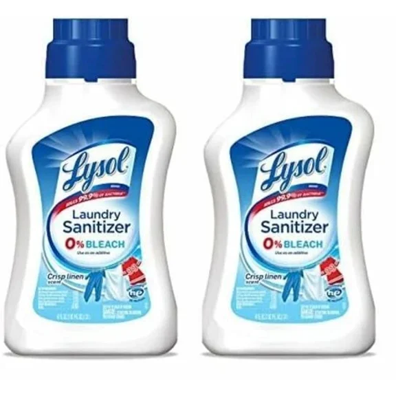 Lysol Laundry Sanitizer Additive, Sanitizing Liquid For Clothes 41Oz (Pack Of 2)