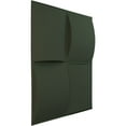 thumbnail image 2 of Ekena Millwork 19 5/8"W x 19 5/8"H Smith EnduraWall Decorative 3D Wall Panel, UltraCover Satin Hunt Club Green (12-Pack for 32.04 Sq. Ft.), 2 of 6