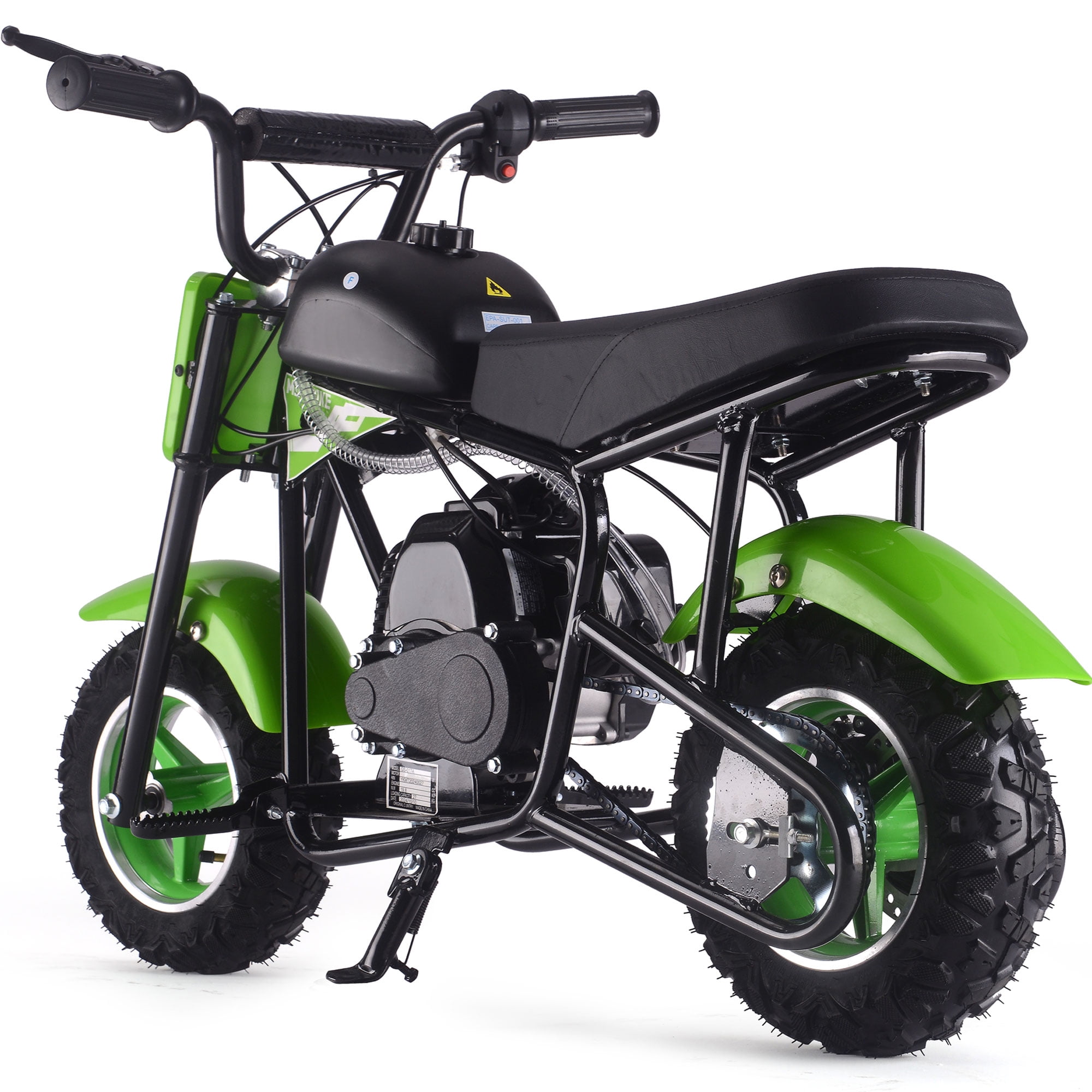 MotoTec Urchin 49cc 2-Stroke Kids Gas Mini Bike Green