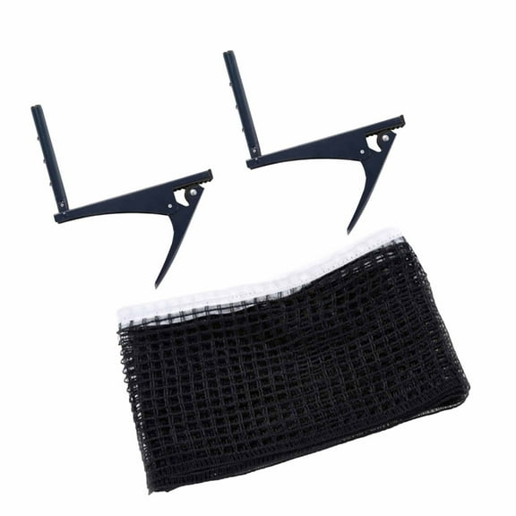 Folding Pingpong Mesh Net Clip Indoor and Outdoor Table Tennis Net and Post Set for Training Competition Game Playing