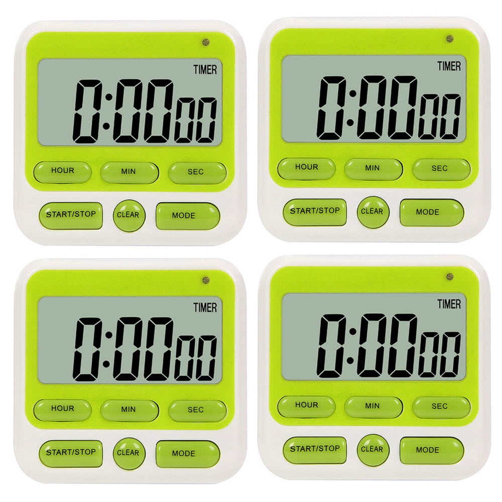 SKYCARPER Digital Kitchen Timer, Magnetic Countdown Timer with Adjustable Volume, Silent Timer for Kids, Teachers and Elderly, Classroom, Home Work, Fitness