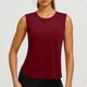 thumbnail image 1 of TaTaai Women Casual Solid Color Crew Neck Sleeveless Pullover Top Soft Comfy Breathable Fabric Simple Basic Style Versatile Top For Daily Work Party Vacation Gift, 1 of 7