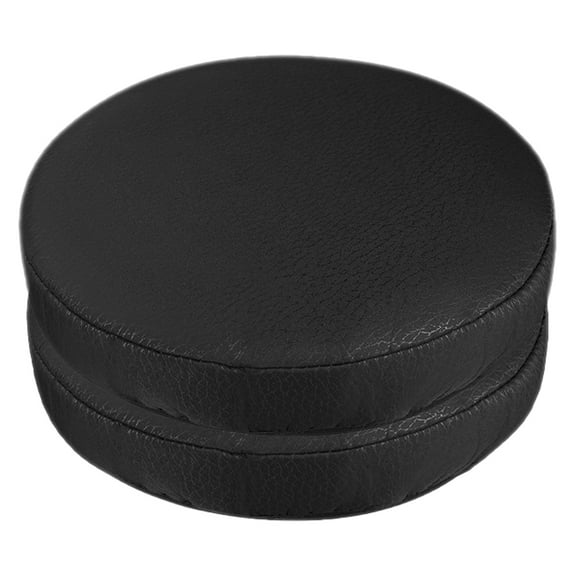 Pawsdot 2Pack Black Round Stool Cushions Cotton Slip Resistant for Bar Office
