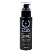 ZEUS Refined Beard Oil - Leave In Concentrated Moisturizing Softener & Conditioner for Facial Skin and Hair (Verbena Lime)