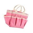 thumbnail image 1 of jifeng Garden Tool Storage Bag Handheld Garden Storage Bag for Electrician Gardener Pink S, 1 of 9