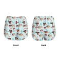 thumbnail image 6 of Sigee Cute Pug Dogs for Women's Athletic Shorts High Waisted Running Shorts Pocket Sporty Short Gym Elastic Workout ShortsMedium, 6 of 9