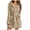Khaki, variant on VANLOFE Unisex Warm Pajamas Household Clothes Solid Bathrobe Lengthened Night-robe Woman's Nightgown Hooded Robes Brown Robes Sleepwear for Woman S-3XL