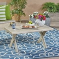 thumbnail image 6 of Eden Outdoor Acacia Wood Coffee Table, Light Grey, 6 of 8