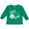 thumbnail image 3 of Inktastic Dad's Golf Buddy with Golf Ball Boys or Girls Long Sleeve Toddler T-Shirt, 3 of 5