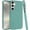 Teal Mint, variant on For Samsung Galaxy S25 /S24 Hybrid Armor Shockproof, Durable Bumper Rubber Gummy Gel Slick Hard PC Silicone TPU Cover, XPM Phone Case [Blue]