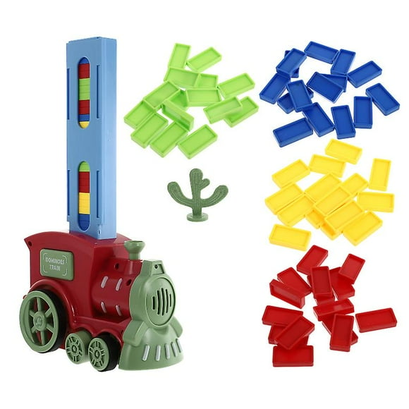 1 Set Of Domino Game Toy Dominoes Train Toy Funny Toys Christmas Gift For Kids