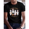 thumbnail image 1 of Camiseta de Halloween "Ghost Nurse Breath" para hombre, informal, de manga corta, transpirable y agradable para la piel, lavable a máquina, perfecta para el verano., 1 of 6