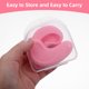 thumbnail image 2 of 1 par de protectores de silicona para teñir y lavar el cabello. Protectores auditivos reutilizables y resistentes a altas temperaturas para uso en salones de belleza., 2 of 7