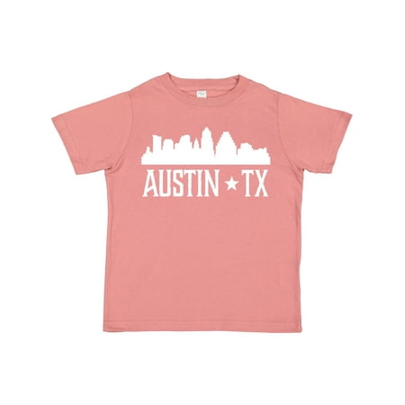 

Inktastic Austin Texas Skyline Silhouette TX City Gift Toddler Boy or Toddler Girl T-Shirt