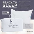 thumbnail image 3 of Lincove  Signature Hutterite Canadian Down Pillow - 800 fill power, Made in Canada Soft - King - Single, 3 of 5