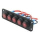 thumbnail image 3 of Panel de control de interruptor Cola 12 V encendido y apagado LED rojo, 3 of 8
