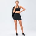 thumbnail image 5 of Soothfeel Falda de tenis plisada para mujer con bolsillos, faldas de golf atléticas para entrenamiento y correr, 5 of 5