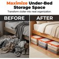 thumbnail image 5 of Large Heavy-Duty Thick Storage Bags, Durable Clear Moving Bags for Clothes, Stackable Foldable, 8 Sizes with Reinforced Handles for Bedroom College Dorm Home Organization, 5 of 13