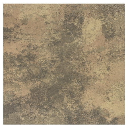 - Achim Portfolio 12x12 2.0mm Self Adhesive Vinyl Floor Tile - Stone Travertine - 9 Tiles/9 sq. ft.