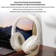 thumbnail image 5 of Thinkplus TH54 Over Ear Headphones BT Noise Cancelling Wireless Headset with Stereo Sound Portable Wired Headphone for Gaming Office Travel, 5 of 5