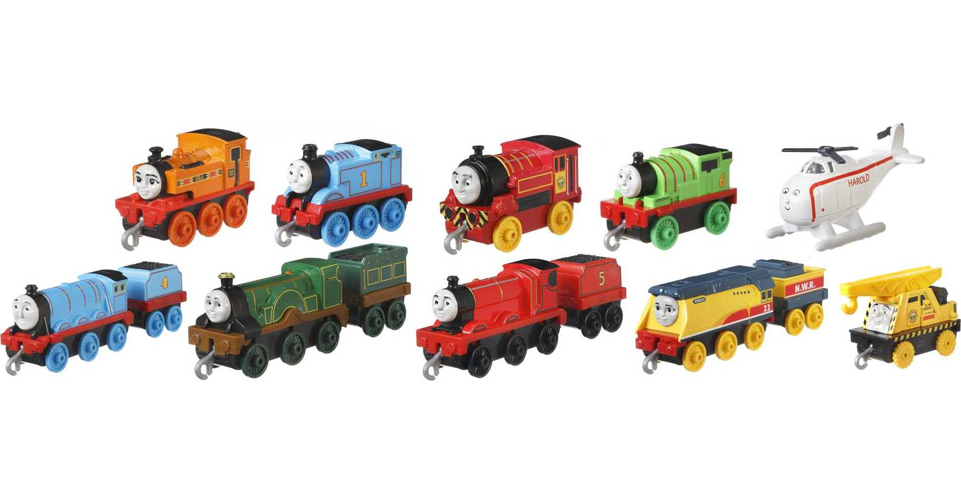 Thomas & Friends TrackMaster Sodor Steamies 10-Pack Diecast Toy Trains & Vehicles - image 2 of 7