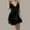 a_Black, variant on Womens Pajamas Dress Spaghetti Strap Ice Silk Nightgown Sleeveless Comfy Sleepwear Trendy Ladies Night Gown Full Slip Nightshirt