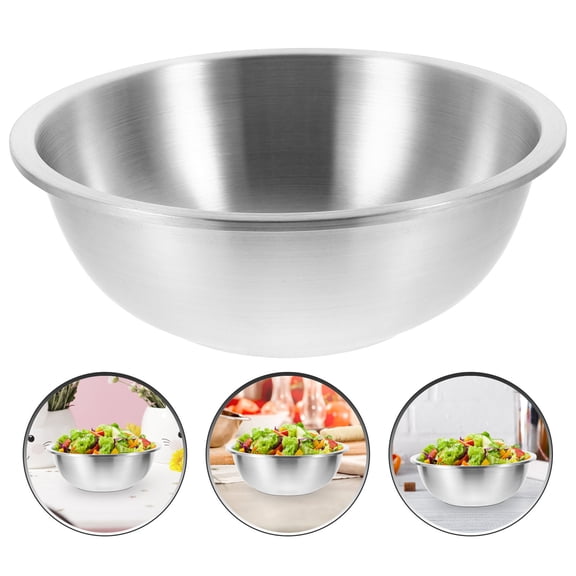OULII Stainless Steel Mixing Bowl Set, , 1 Piece - Essential Kitchenware for Home Cooking and Food Preparation