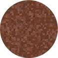 thumbnail image 1 of Ahgly Company Machine Washable Indoor Square Transitional Chestnut Red Area Rugs, 3' Square, 1 of 7