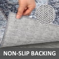 thumbnail image 2 of Tzou Vintage Living Room Area Rugs 5x7 - Super Soft Washable Oriental Traditional Distressed Carpets for Bedroom Home Office(Dark Gray), 2 of 7