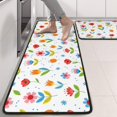 thumbnail image 2 of Kitchen Rugs Sets Of 2,Pioneer Flower Floral Print Pattern Anti Fatigue Kitchen Mat Rugs Non Slip Washable,Decorative Kitchen Floor Mats for Kitchen,Sink,Laundry,17X47 Inch, 2 of 5