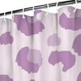 thumbnail image 3 of Pink and Purple Of Leopard Print Shower Curtain 72"x84" ,Bathroom Decorative Shower Curtains Set with 12 Hooks,Modern Waterproof Washable Shower Curtain, 3 of 6