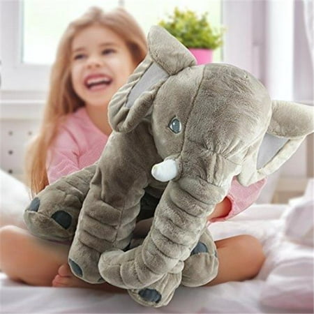 Adorable Stuffed Elephant Toy Cute Soft Plush Cuddly Fabric Great Gift Idea for Kids & (Best Stuffed Burger Ideas)