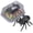 Gray, variant on VVQ Realistic Interactive Insect Collection, Educational Plastic Bug Figures for Indoor Outdoor Play, Shaking Head Tail Movement Insect Models for Learning Halloween Decor, Blue