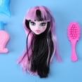 thumbnail image 3 of Muñeca cabeza hada monstruo con pelo PVC diablo desnudo juguete accesorio (D, 3 of 6