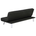 thumbnail image 5 of Joel Upholstered Tufted Convertible Sofa Bed Black, 5 of 9