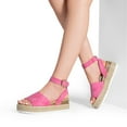 thumbnail image 6 of BURUDANI Women's Platform Espadrilles Casual Ankle Strap Wedge Sandals, Comfortable Dressy Summer Shoes, 6 of 7