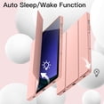 thumbnail image 5 of JETech Case for Samsung Galaxy Tab S9 11 Inch with S Pen Holder, Soft TPU Tri-Fold Stand Protective Tablet Cover, Support S Pen Charging, Auto Wake/Sleep (Rose Gold), 5 of 6