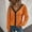 Orange, variant on Idoravan Cardigans for Women Spring Women's Fashion Casual Color Matching Button Long Sleeve Cardigan Top Blouse