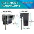 thumbnail image 4 of Aqua Clear A615 Fish Tank Filter - 110v, Black, 40 -70 U.S. Ga, 4 of 7