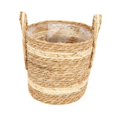 thumbnail image 3 of Cesta tejida para maceta con forro, decoración multifuncional con 26cmx24cm, 3 of 9