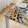 thumbnail image 5 of Acheng Cheetah Spots Fur Square Tablecloth Great for Home Kitchen/Parties/Holiday Dinner 100% Polyester Fiber 36*36, 5 of 8