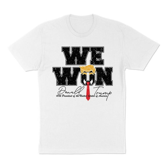 Trump We Won 2024 Shirt Unisex Large White