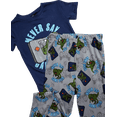 thumbnail image 6 of Quad Seven Boys Pajama Set Cozy Graphic Printed Short Sleeve Sleep Shirt and Pajama Pants 2 Piece, 6 of 7