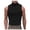 Black, variant on Tank Tops for Men Turtleneck Solid Color Summer, Sleeveless Undershirt for Workout Muscle Gym Athletic, Black XL