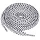 thumbnail image 1 of 3 Pares De Cordones Para Zapatillas Doble Capa Punto Hueca Plana Blanco Negro 140 cm/55, 1 of 4